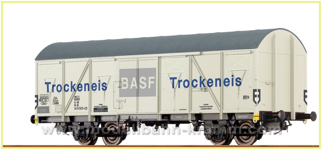 Brawa 67811 - N Covered freight car BASF dry ice DB, era IV