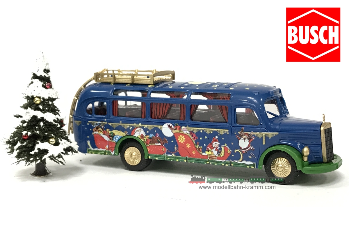 Busch H0/1:87 41000.118 Mercedes Benz O-3500 Christmas bus 2020