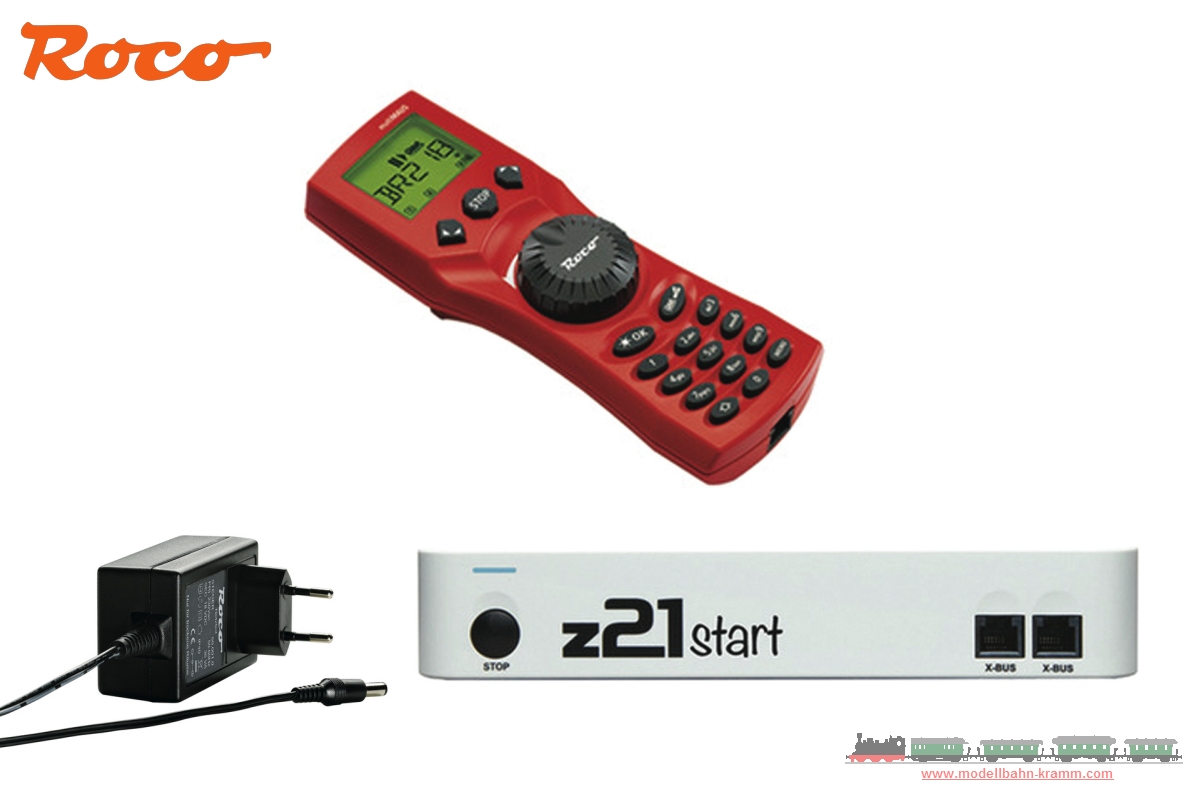 Roco z21 start basic digital set, suitable for H0 and N-gauge
