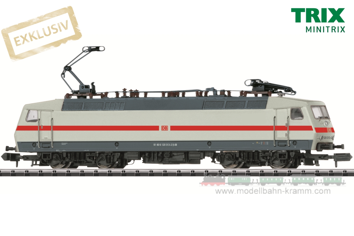 Minitrix exclusive model, electric locomotive BR 120 313-2 IC livery DBAG Ep.VI, 