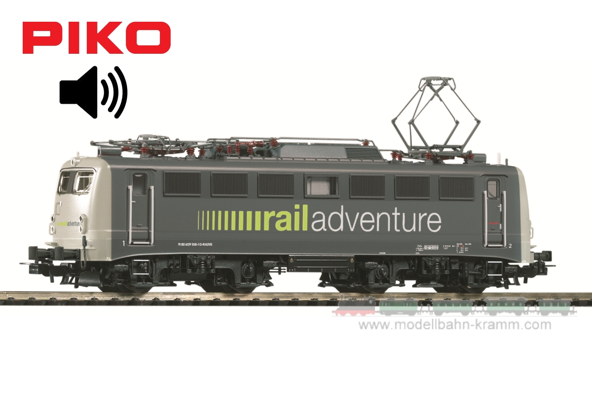 w13 exclusive model H0-gauge Piko electric locomotive BR 139 558-1 RailAdventure